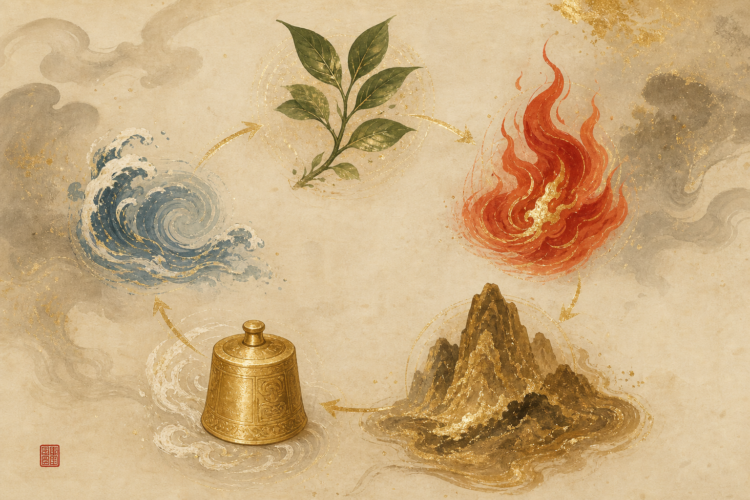 Generation and Control: How the Five Elements Move Together